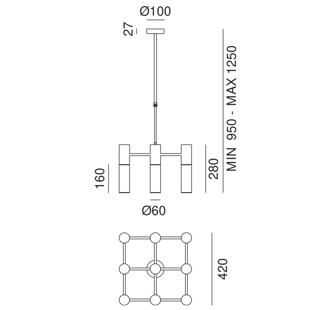 Etoile Suspension Lamp