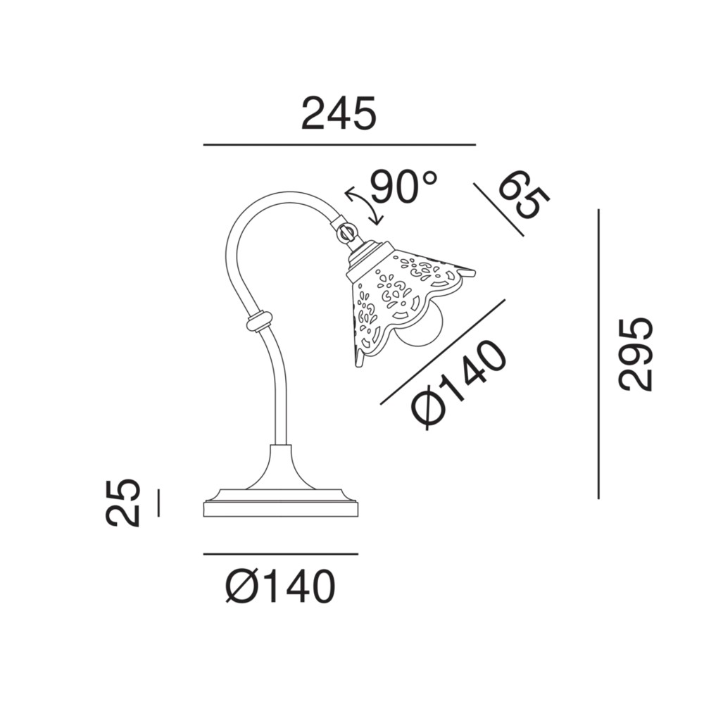 Fior Di Pizzo Table Lamp