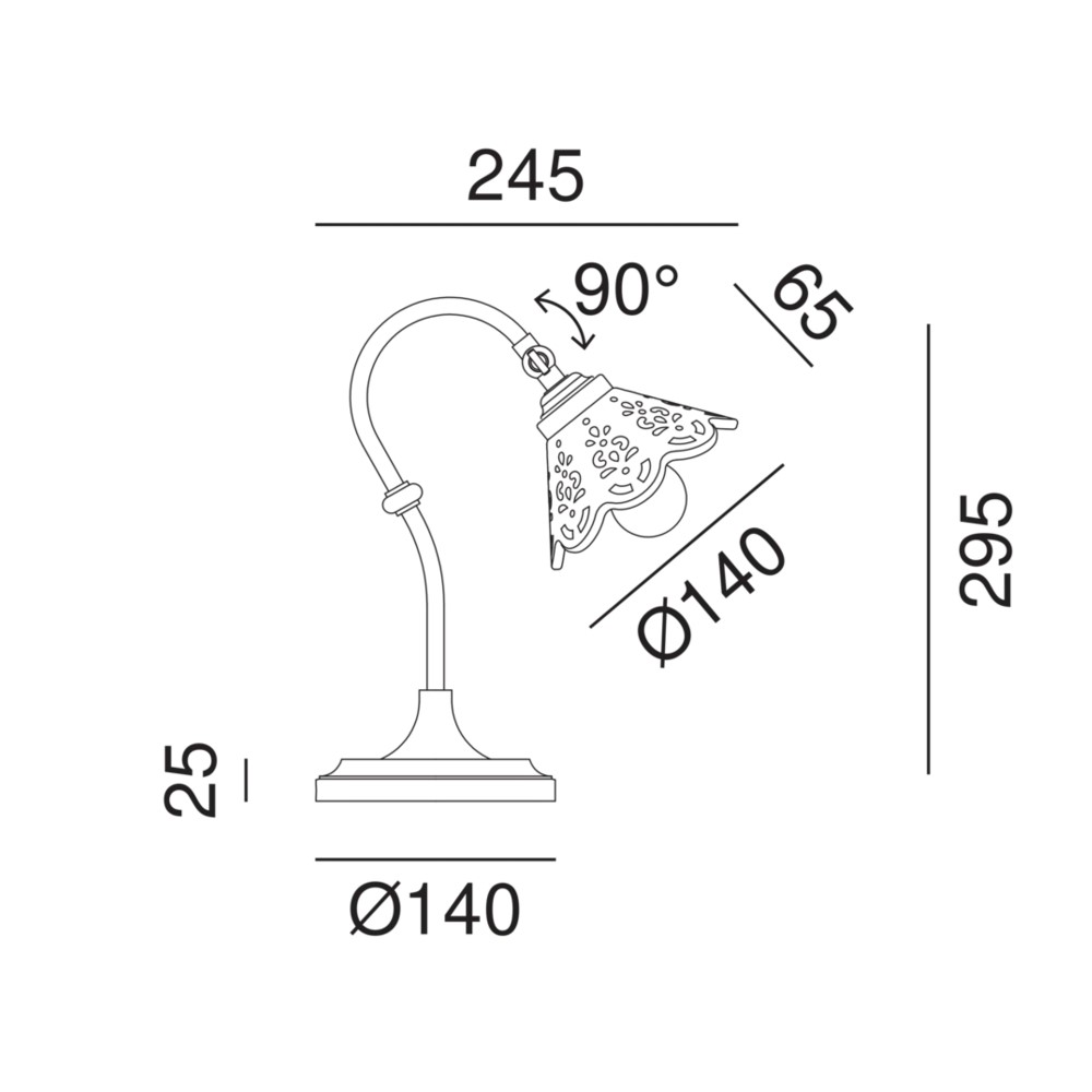 Fior Di Pizzo Table Lamp