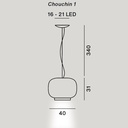 Chouchin 1 Suspension Lamp