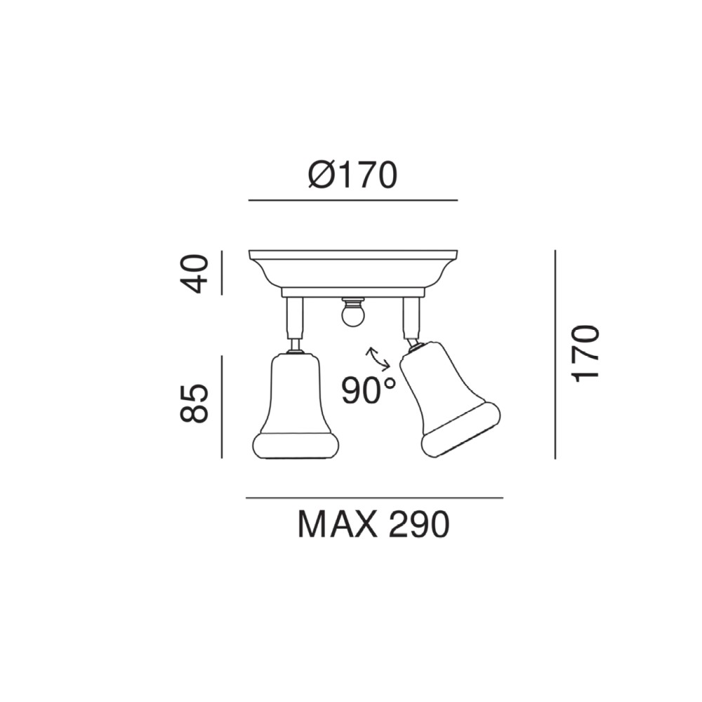 Mini 208.22. Ceiling Light