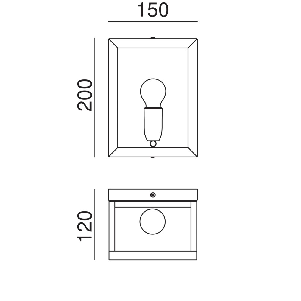 Quadro 262.01. Outdoor Wall Light