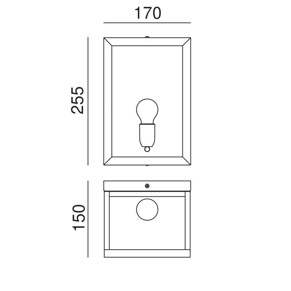 Quadro 262.02. Outdoor Wall Light