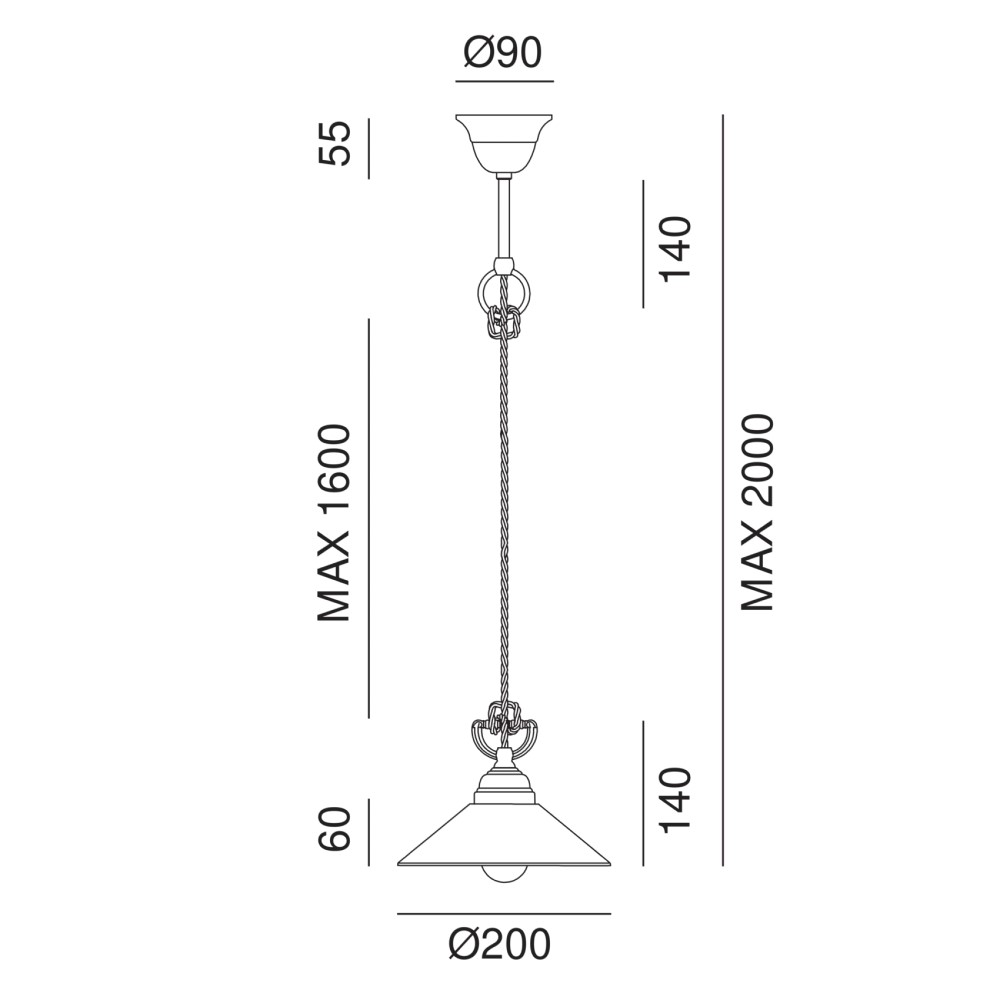 Tabià E14 Suspension Lamp