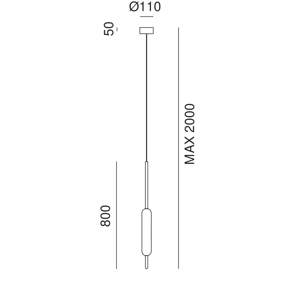 Typha 285.01. Suspension Lamp