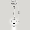 Chouchin 3 Reverse Suspension Lamp