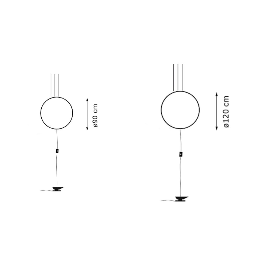 Sorry Giotto 9/12 Suspernsion Lamp