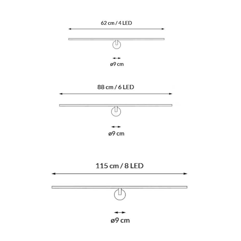 Light Stick CW Wall and Ceiling Light