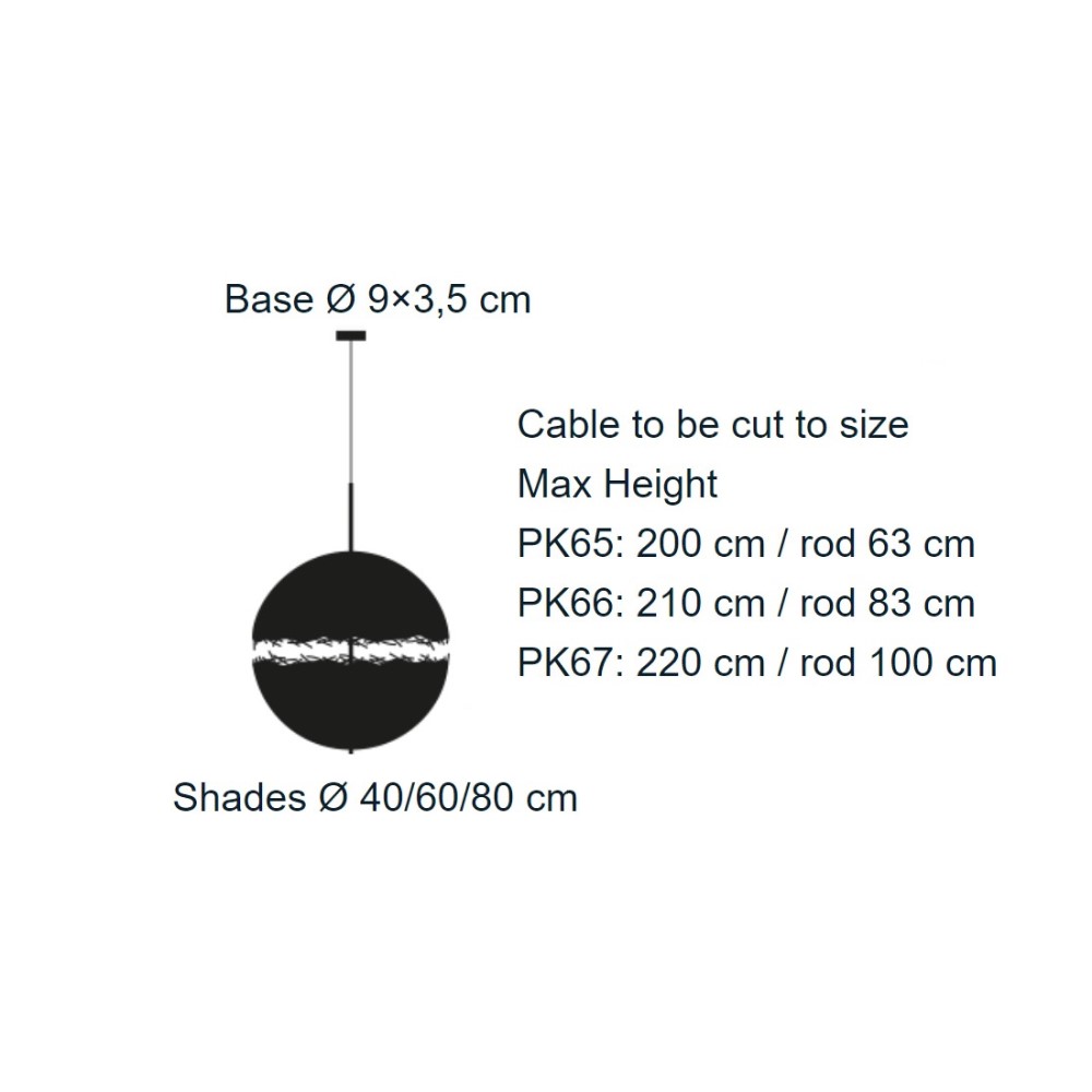 PostKrisi 65-66-67 Suspension Lamp