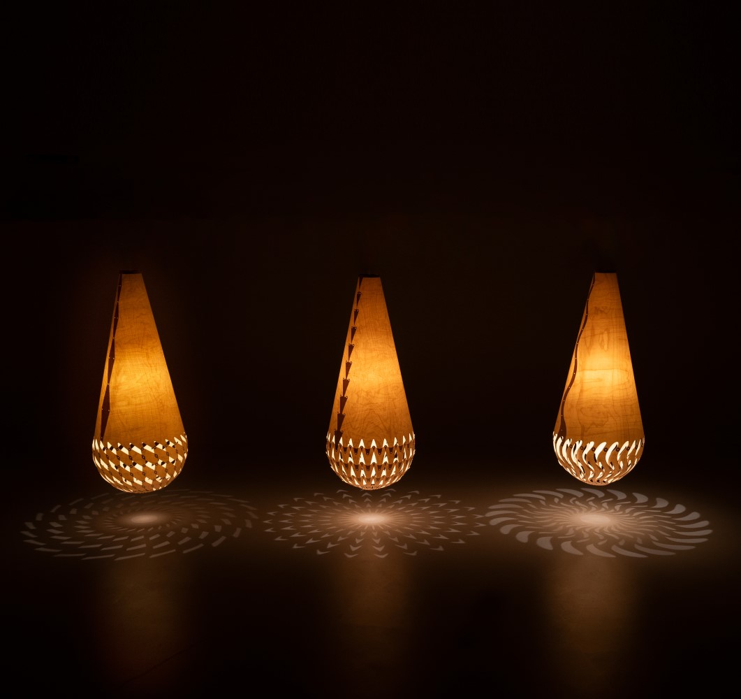 Basket of Light - Wave Suspension Lamp