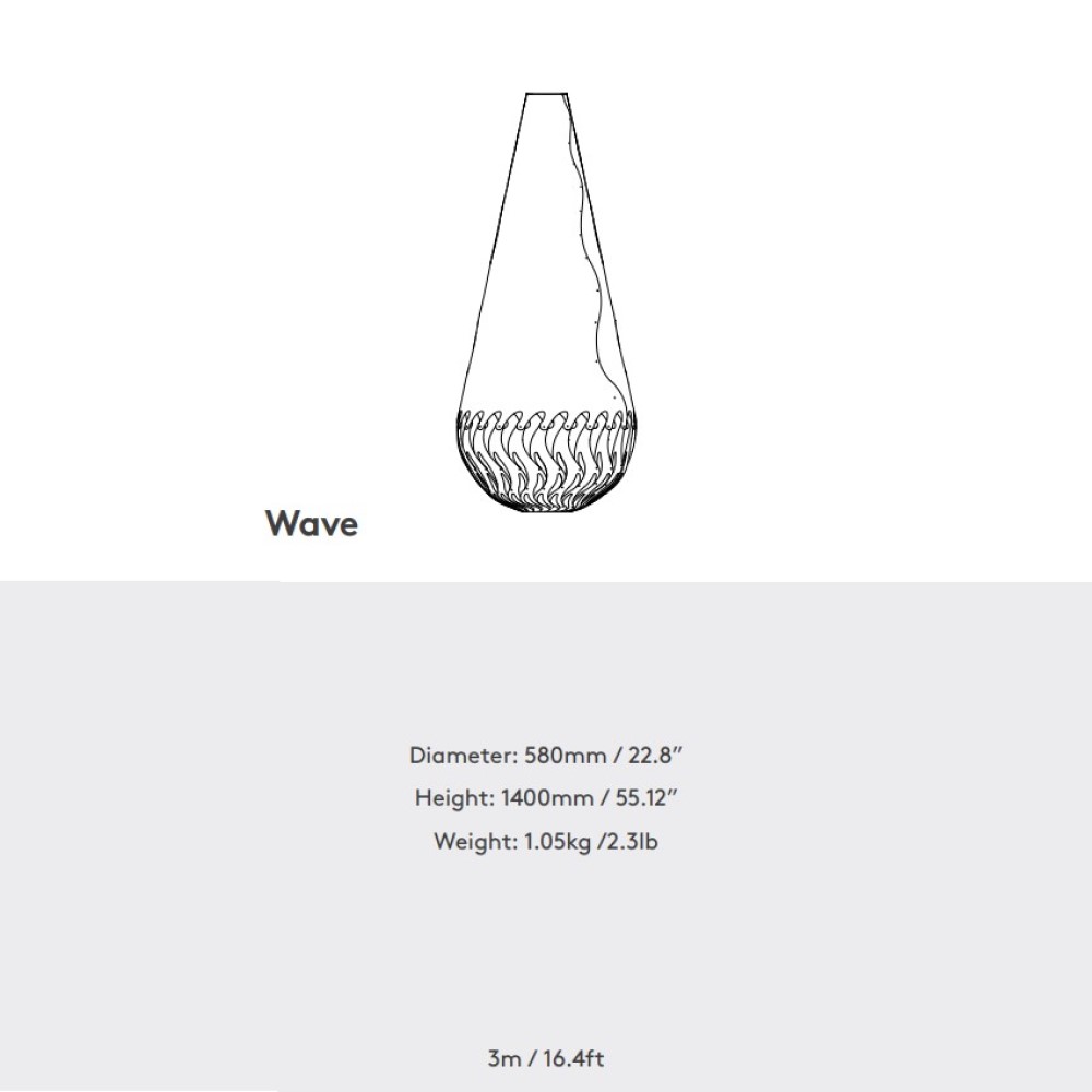 Basket of Light - Wave Suspension Lamp