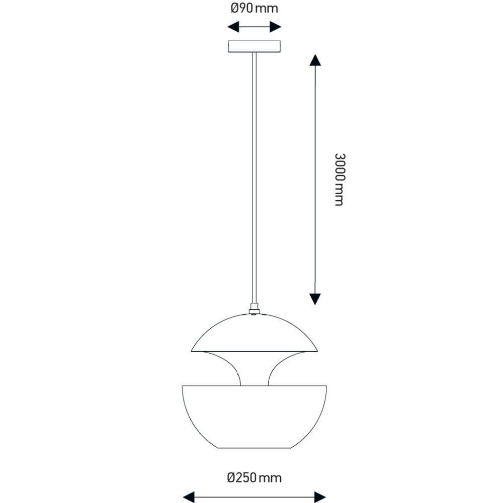 Here Comes the Sun 250 Suspension Lamp