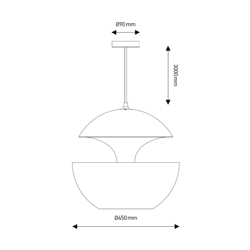 Here Comes the Sun 450 Suspension Lamp