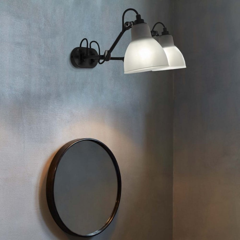 Lampe Gras N°204 Double Bathroom Wall Light