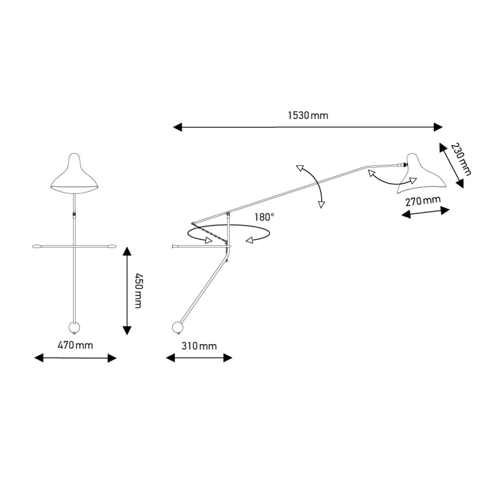 Mantis BS2 Wall Light