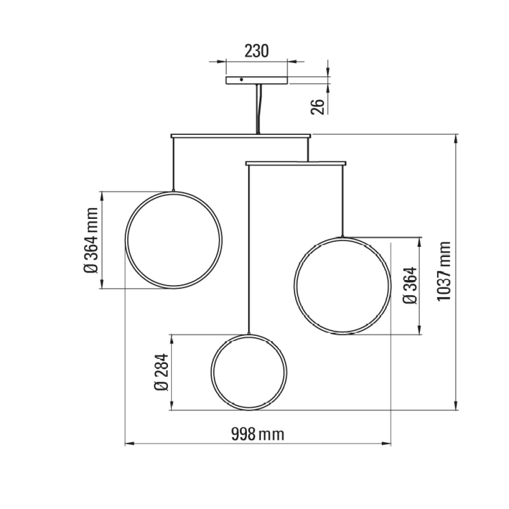 Focus x3 Suspension Lamp