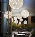 Fil de Fer Outdoor Suspension Lamp