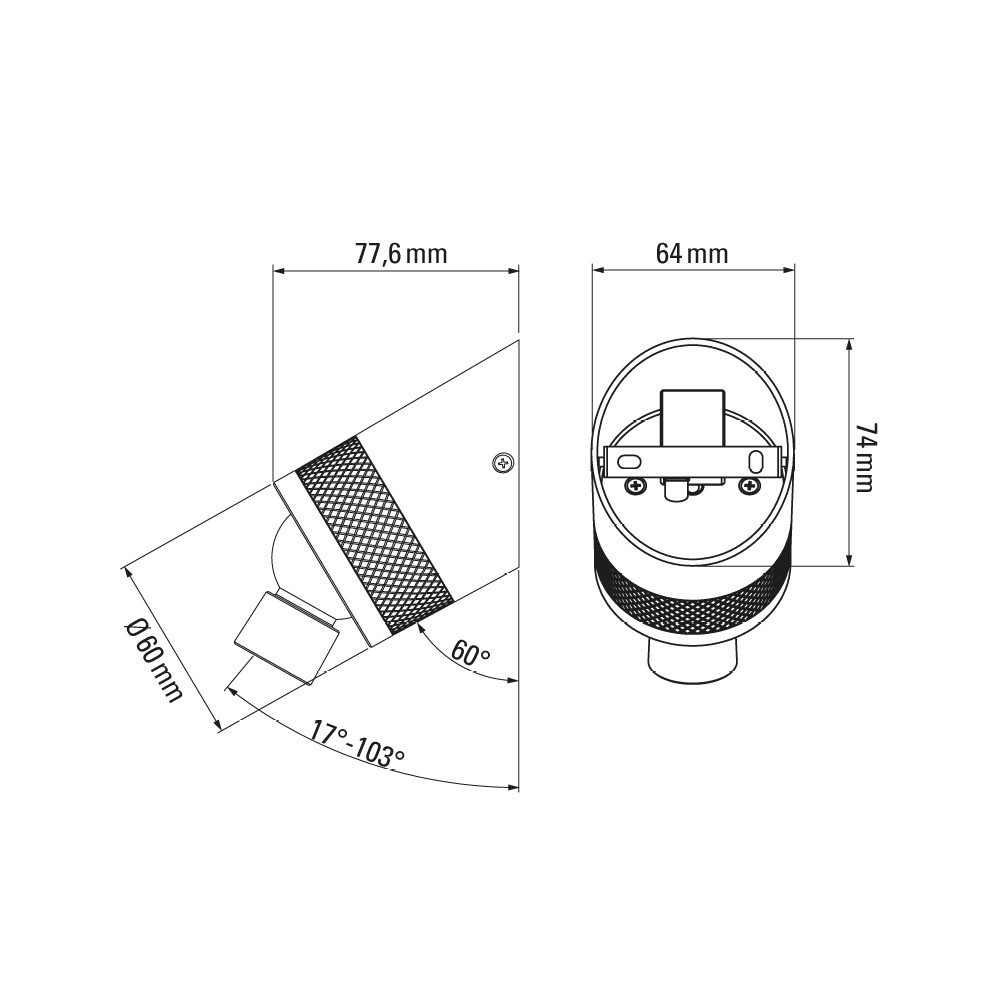 Vision 20/20 SW Wall Light