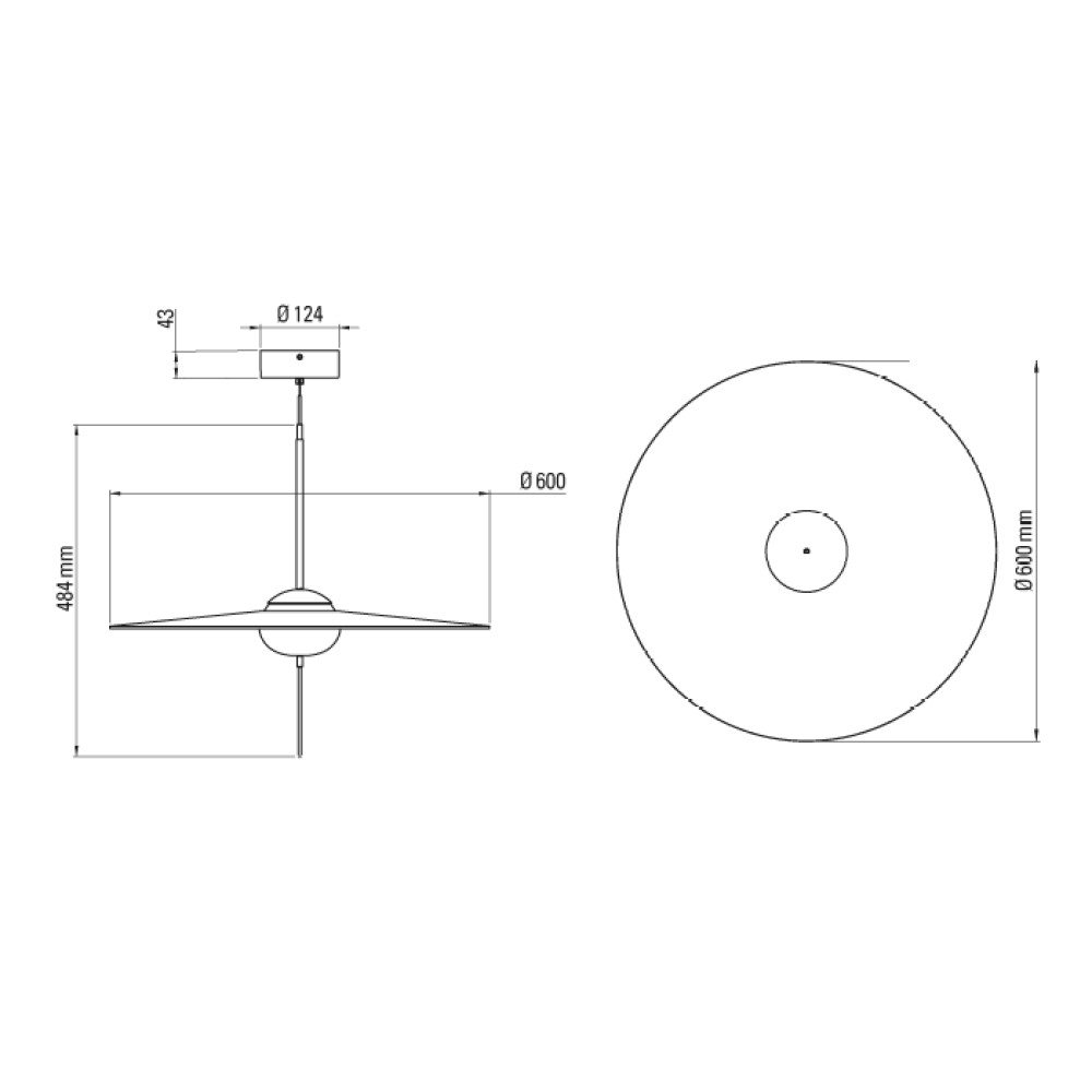 Mono L600 Suspension Lamp