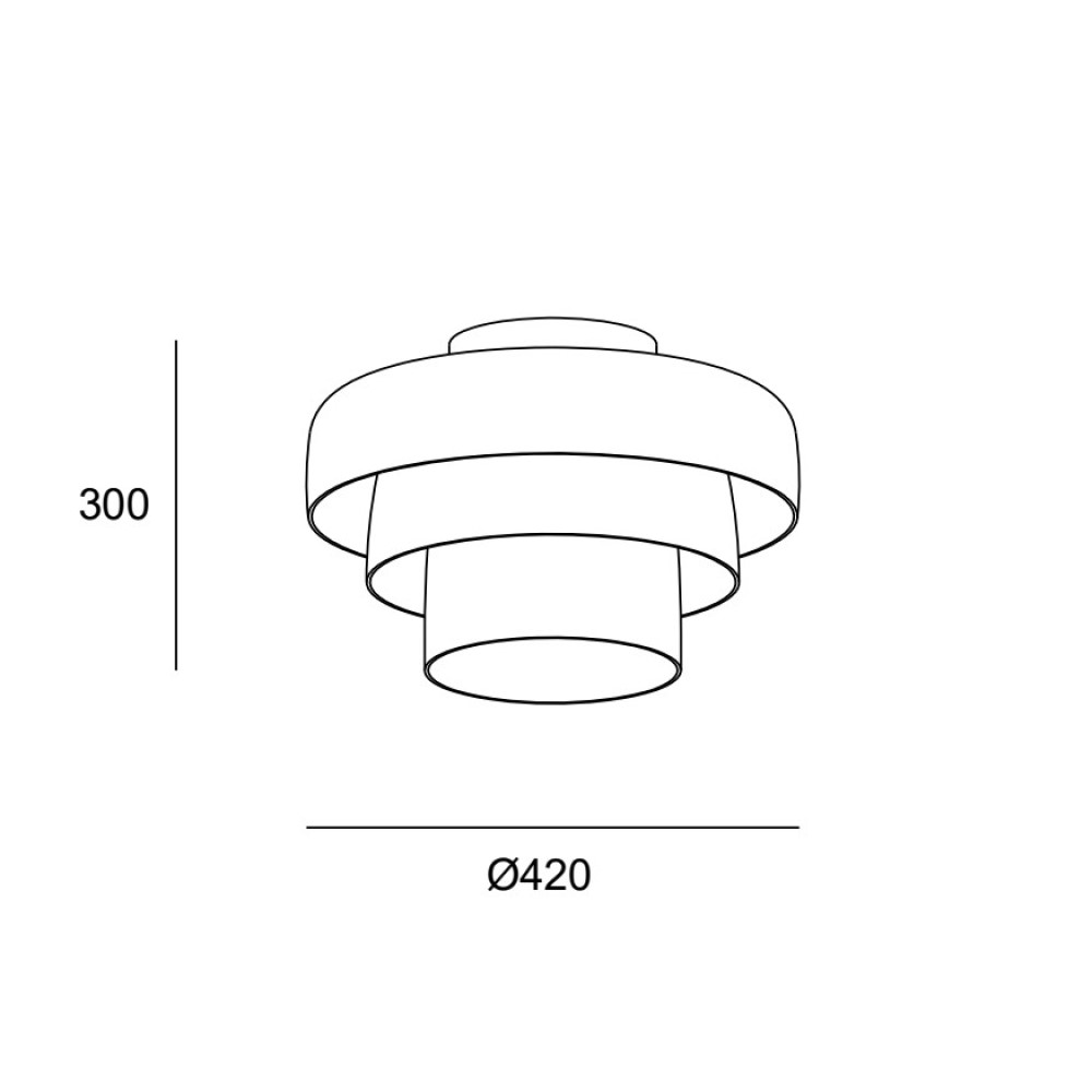 Levels 3 Ceiling Light