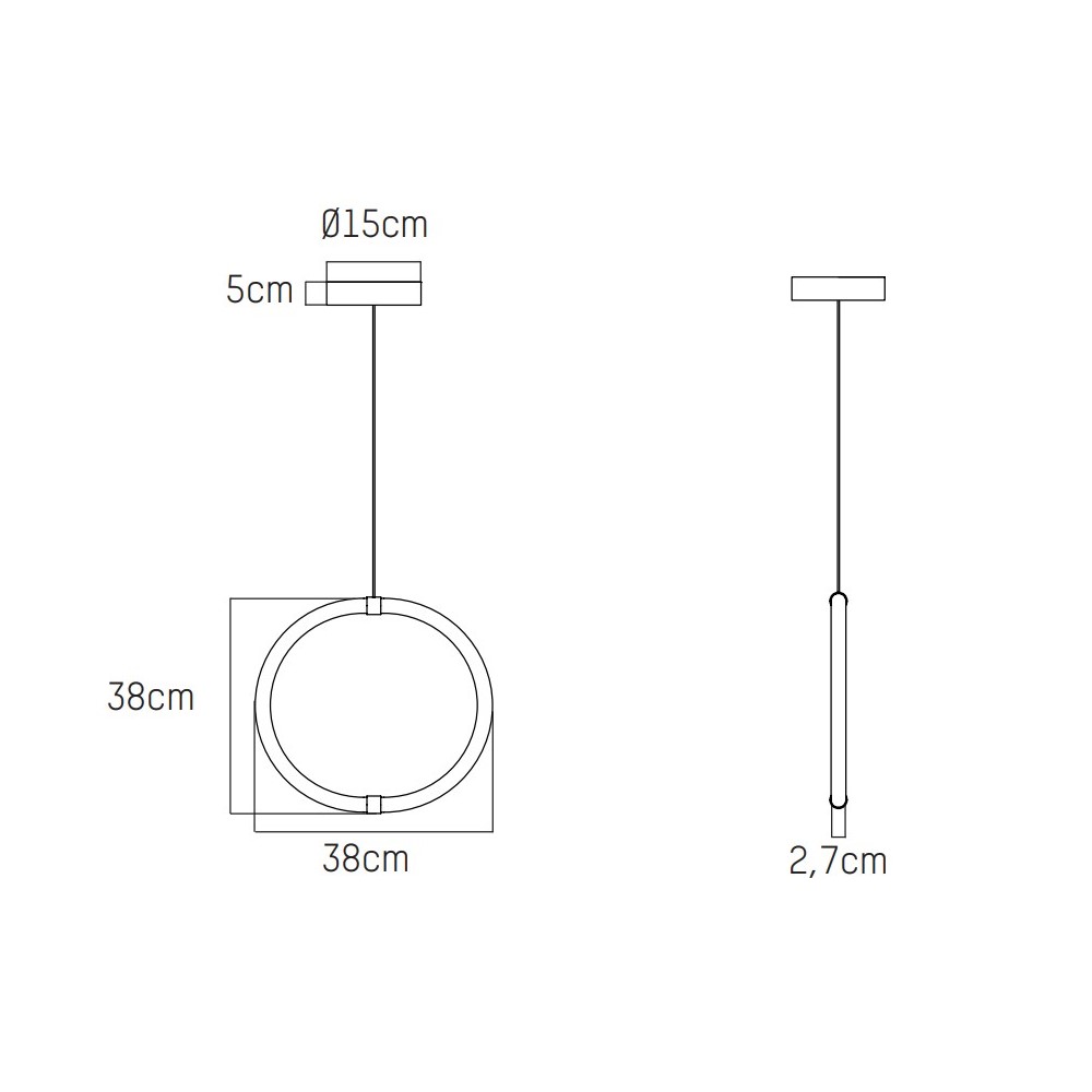 Unseen O Suspension Lamp