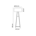 Cala P165 Floor Lamp