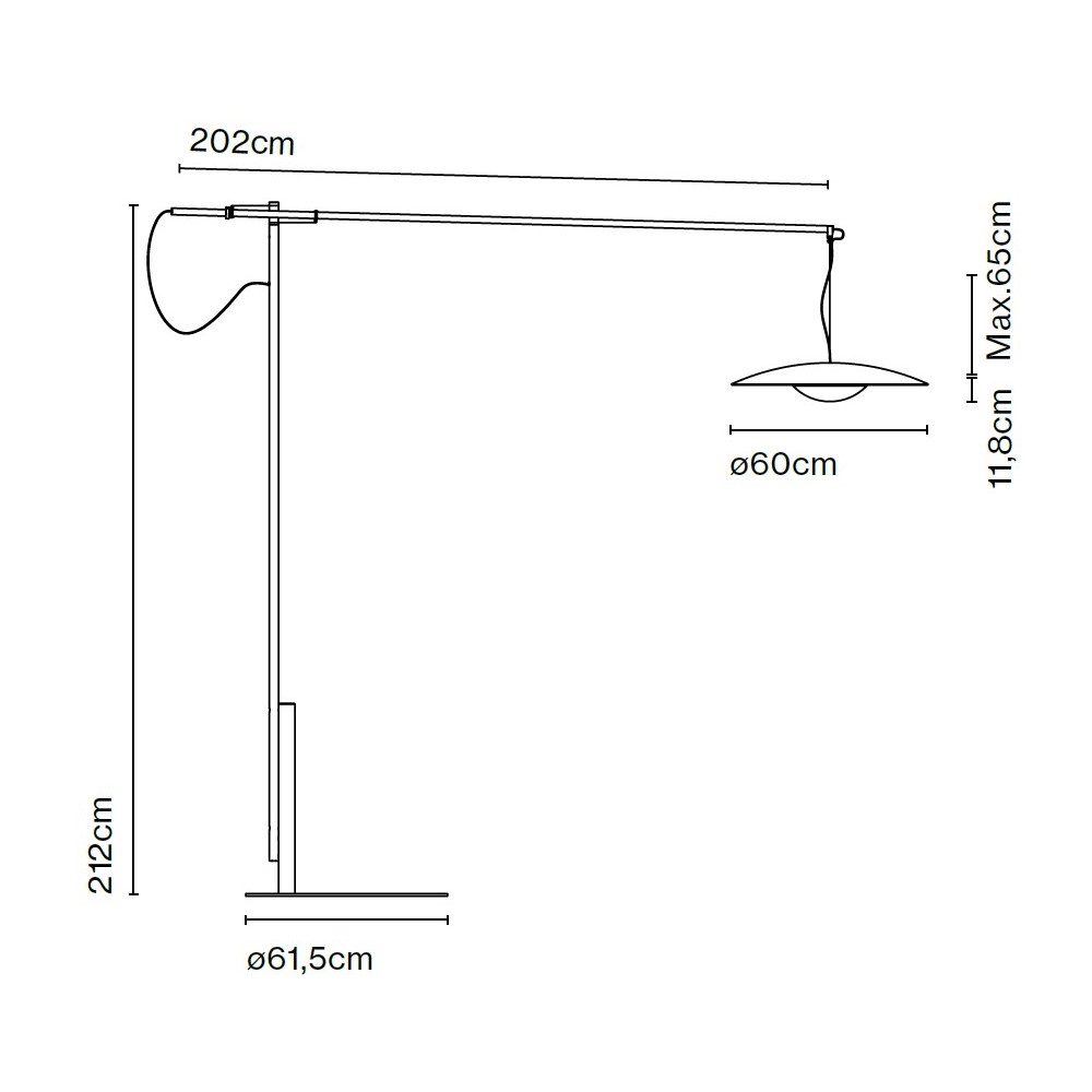 Ginger XXL 60 Floor Lamp