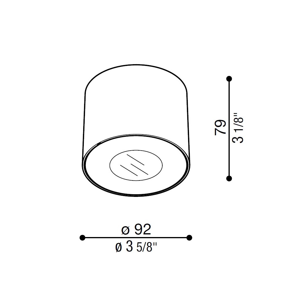 Clic Top GU10 Outdoor Ceiling Light