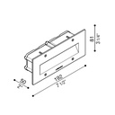 Fix 506 Outdoor Recessed Wall Light