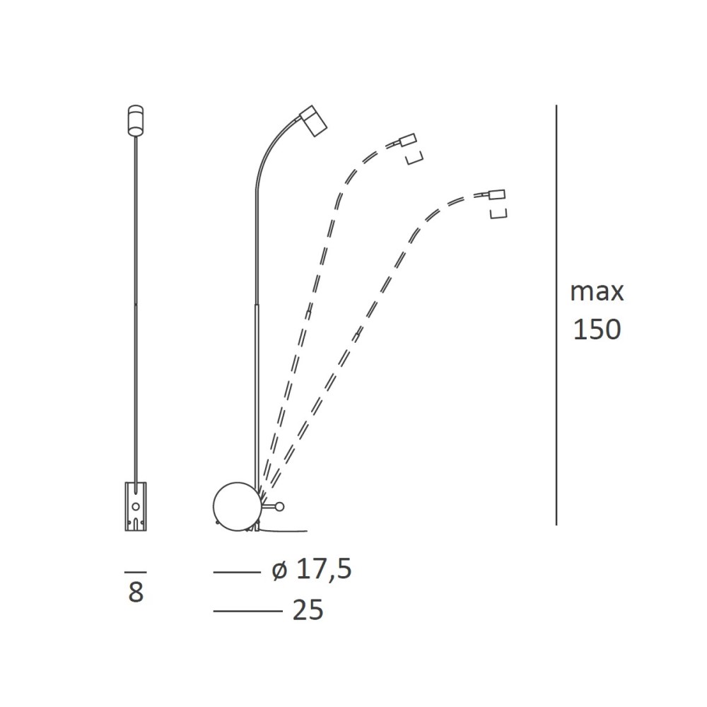 Chiocciola Reading Floor Lamp