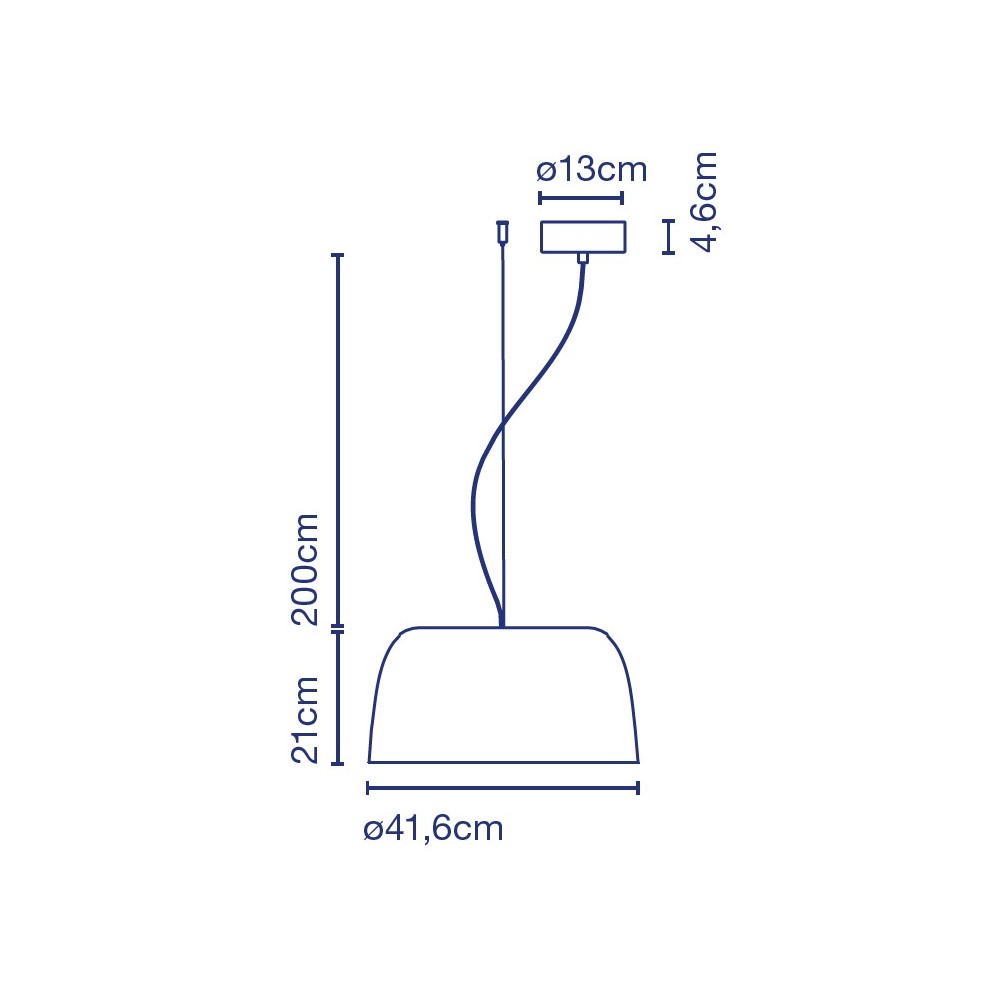 Djembé 42.21 Suspension Lamp