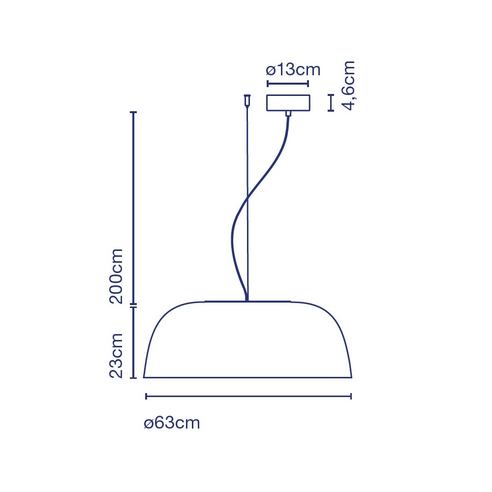 Djembé 65.23 Suspension Lamp