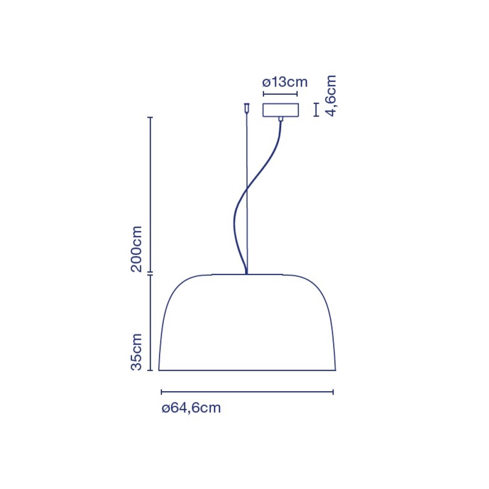 Djembé 65.35 Suspension Lamp