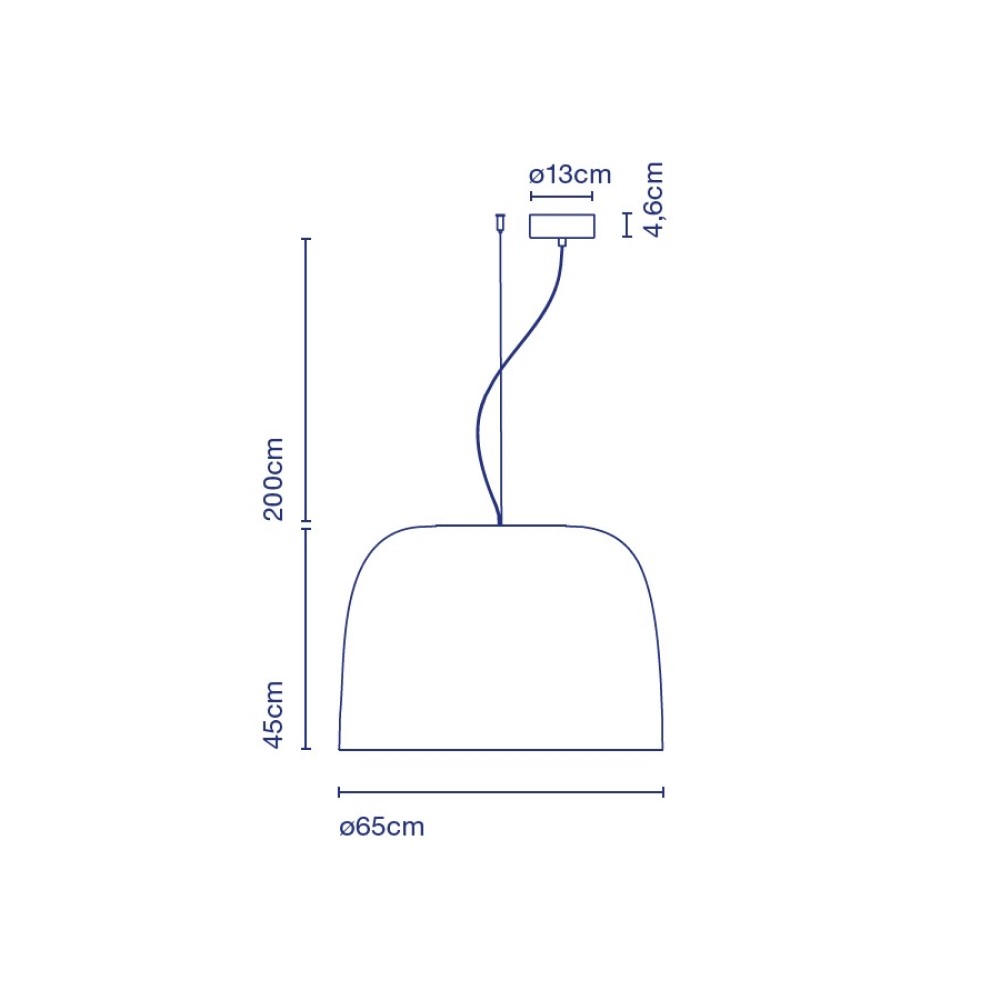 Djembé 65.45 Suspension Lamp