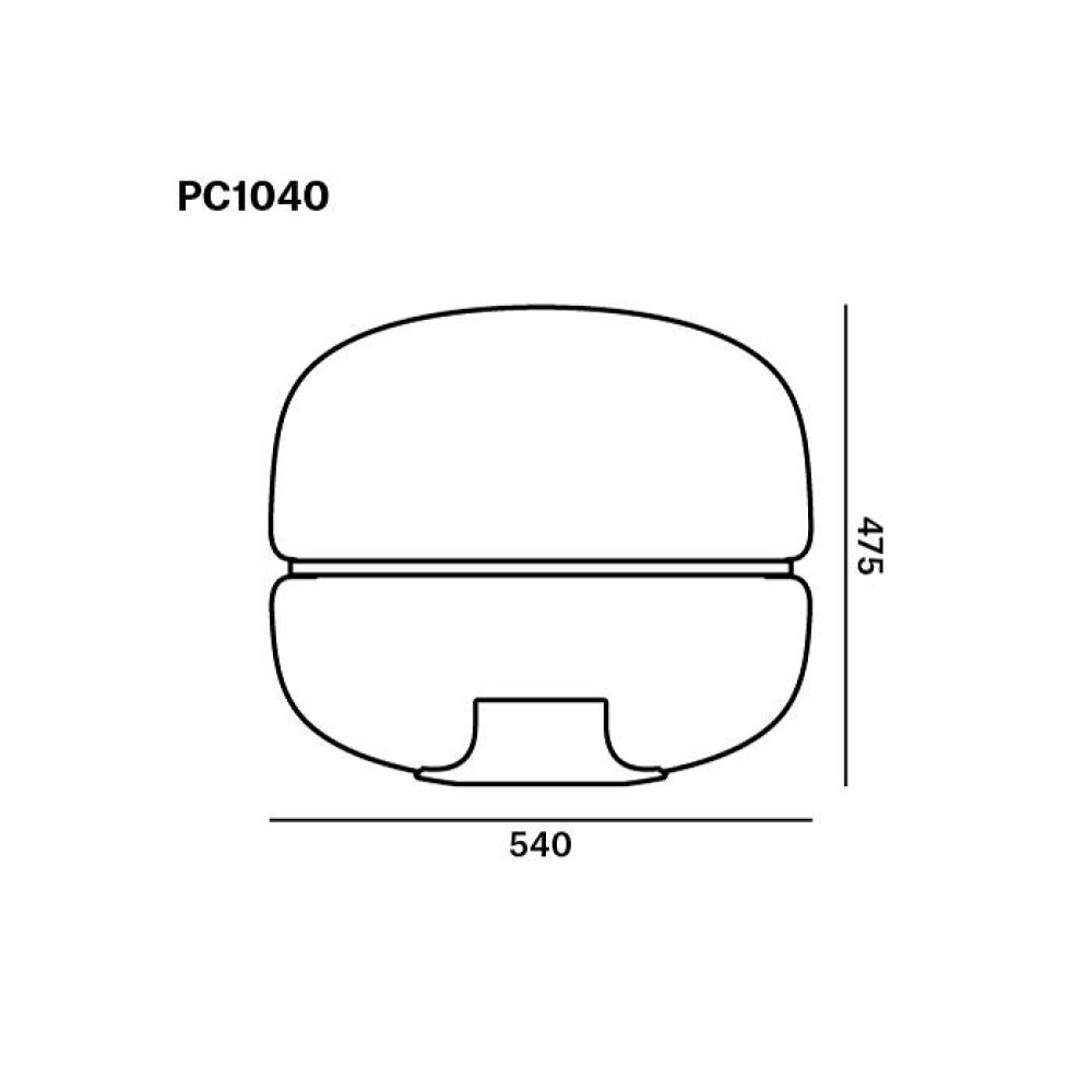 Macaron L PC1040 Table and Floor Light