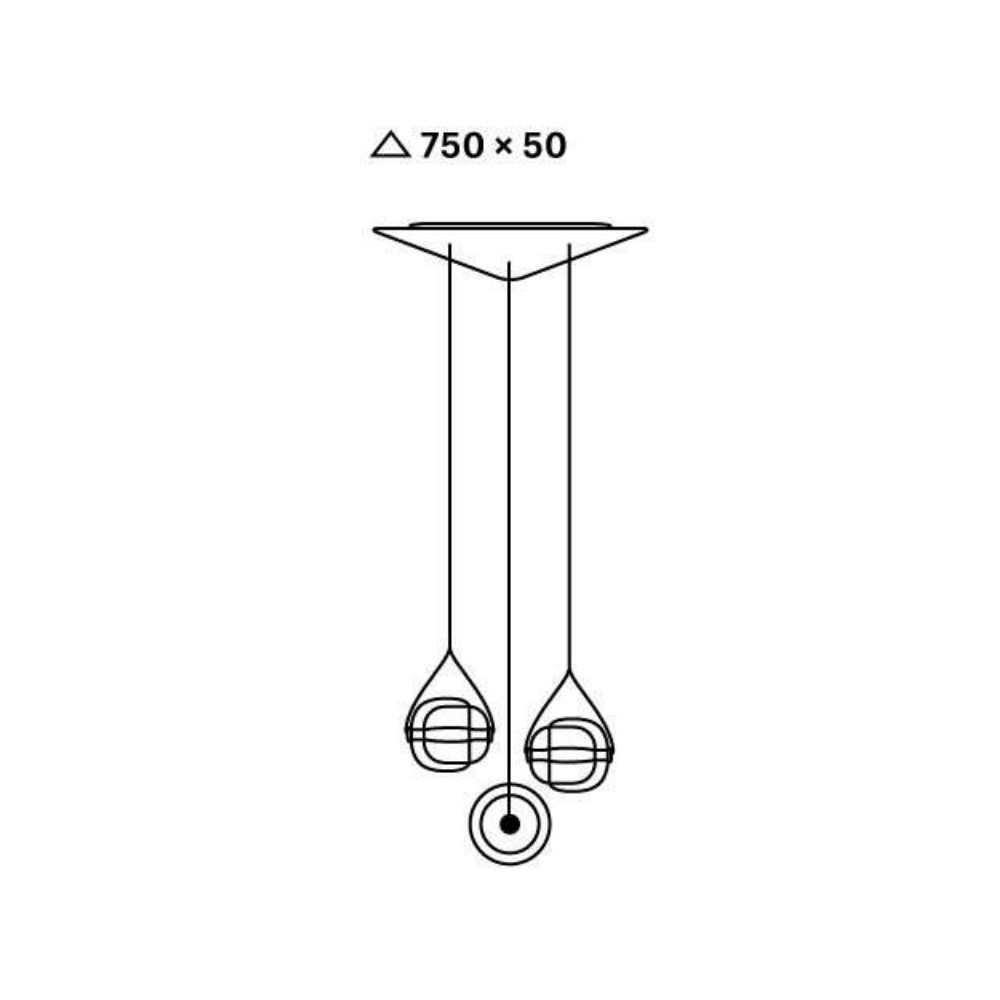 Capsula Triangle PC943 Suspension Lamp