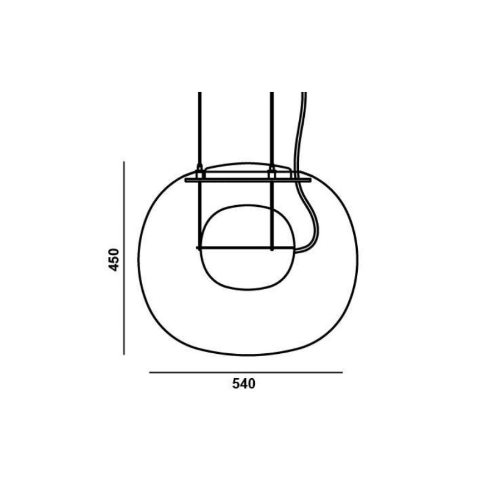 Big One Large PC1336 Suspension Lamp