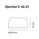 Djembé C 42.21 Suspension Lamp