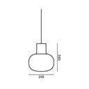 Awa Medium PC1129 Suspension Lamp