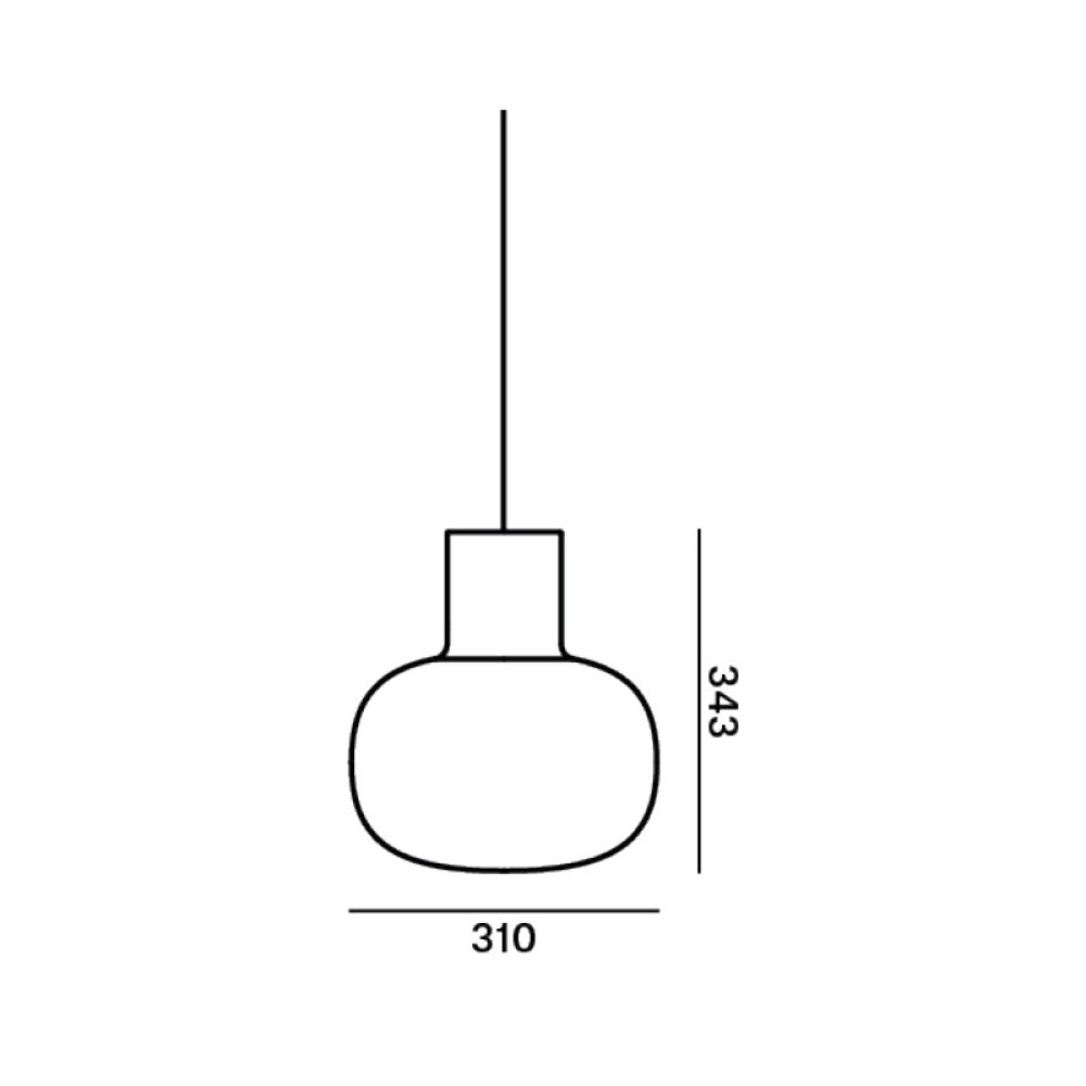 Awa Medium PC1129 Suspension Lamp