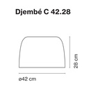 Djembé C 42.28 Ceiling Light