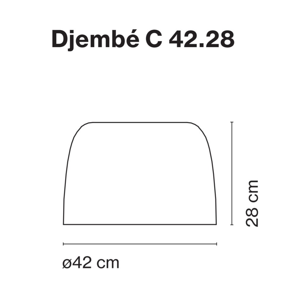 Djembé C 42.28 Ceiling Light