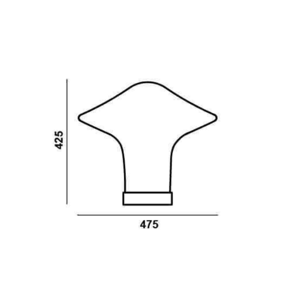 Trottola L PC1324 Table and Floor Light