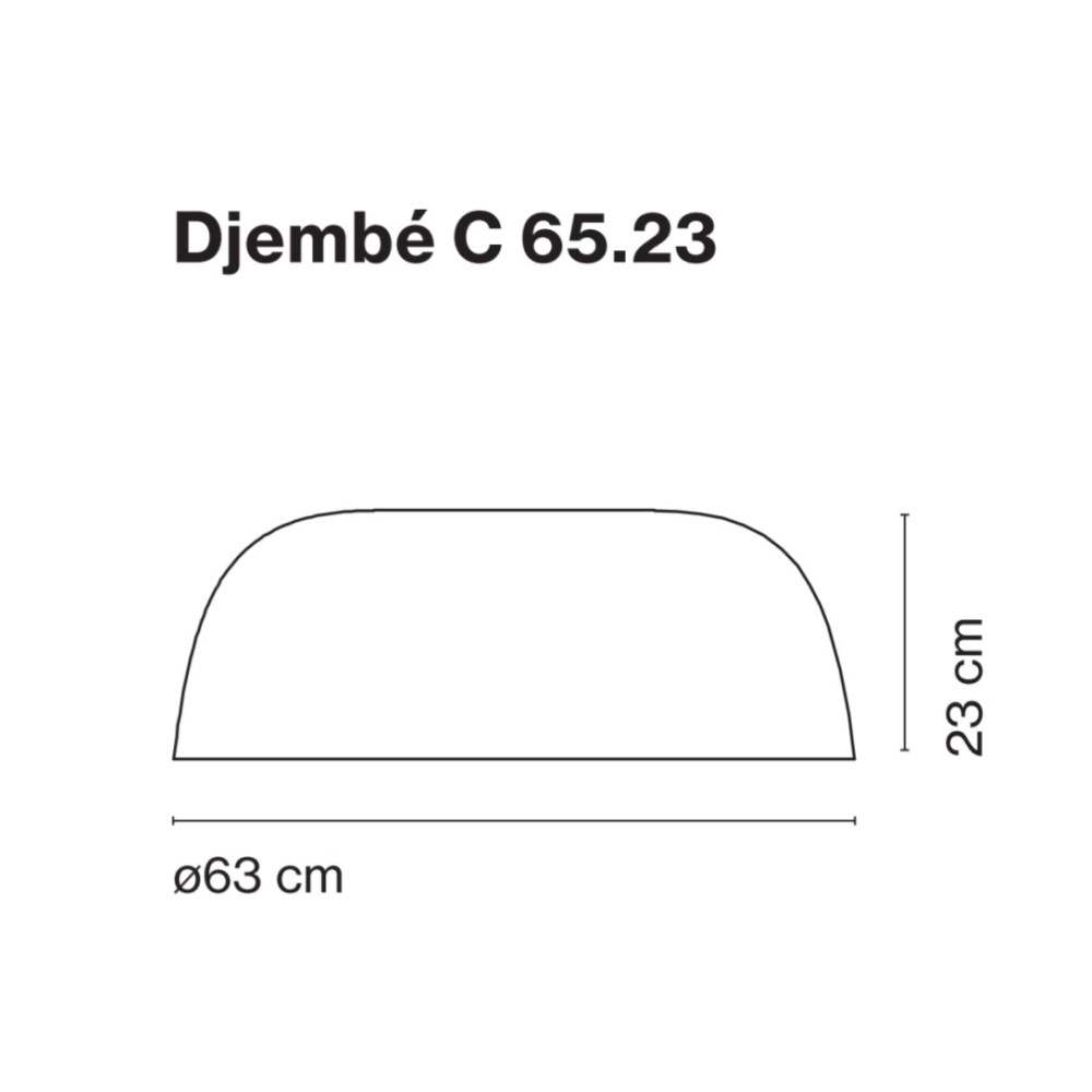 Djembé C 65.23 Ceiling Light