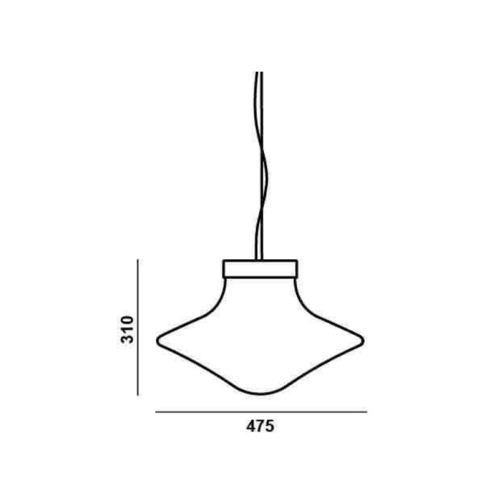 Trottola L PC1322 Suspension Lamp