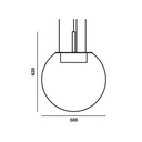 Orbis 500 PC1291 Suspension Lamp