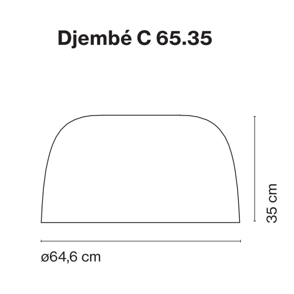 Djembé C 65.35 Ceiling Light