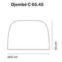 Djembé C 65.45 Ceiling Light