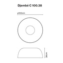 Djembé C 100.38 Ceiling Light