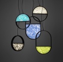 Geometric Oval 1/3 Bottom PC1145 Suspension Lamp